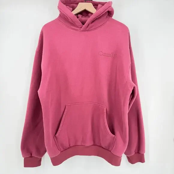 Comfrt Set Berry Minimalist L Hoodie Sweatpants Aesthetic Weighted Loungewear - Picture 2 of 12